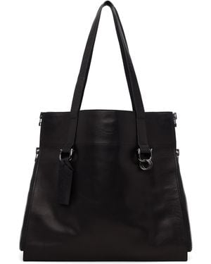 Yohji Yamamoto ブラック ジッパー トートバッグ