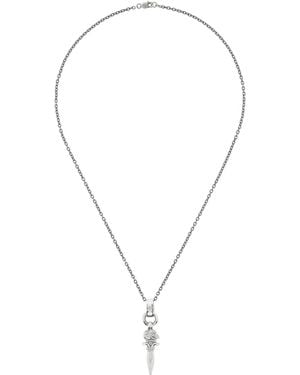 Yohji Yamamoto Wolf dagger Pendant Necklace - Metallic