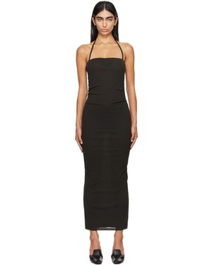Nanushka Eliz Midi Dress - Black