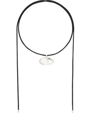 Mondo Mondo Infinity Pendant Necklace - Black