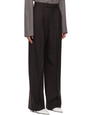 Carven Tr201 Wide Leg Trousers in Blue | Lyst