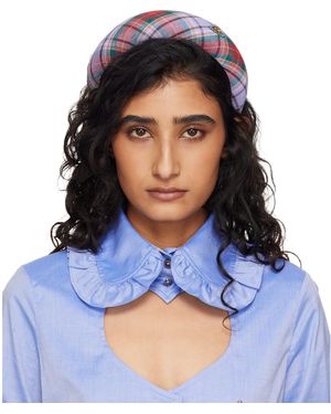 Vivienne Westwood Louth Tartan Large Headband - Blue