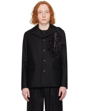 16Arlington Ssense Exclusive Black Stratus Blazer