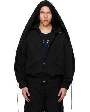 Egonlab Back Fold Track Jacket - Black