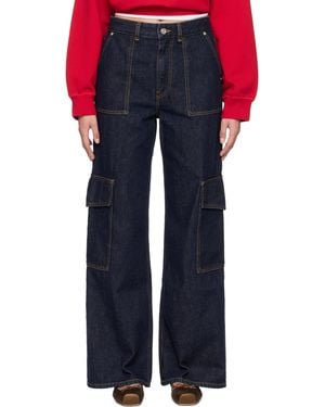 Ganni ブルー Angi ジーンズ