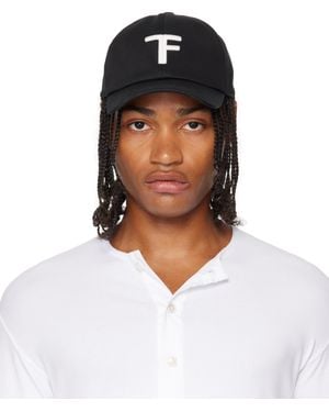 Tom Ford Brushed Cotton Cap - White