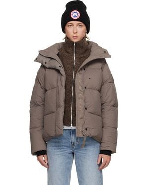 Canada Goose Taupe Junction Down Jacket - Brown