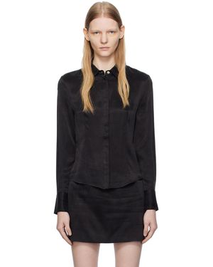 Third Form Chemise lip service noire
