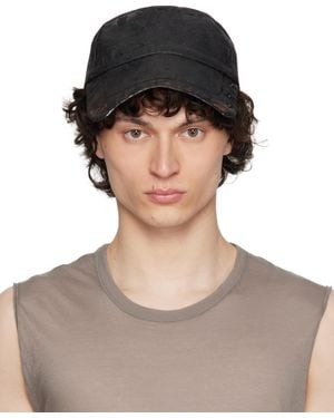 CARNET ARCHIVE Handcoated Horseshoe Crab Cap - Black