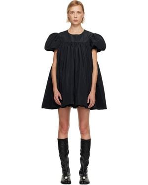 Sandy Liang Miyo Minidress - Black