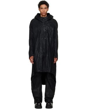 Julius Urban Denim Coat - Black