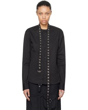 Off-White c/o Virgil Abloh Cross Belt Shirt - Black