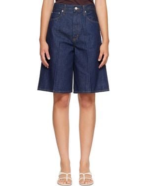 Agolde Nolan Denim Shorts - Blue