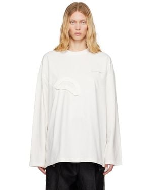 Feng Chen Wang Oversized 2 In 1 Sweatshirt - White