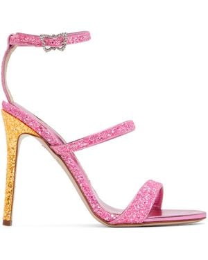 Sophia Webster Pink Rosalind Heeled Sandals
