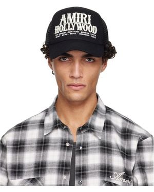 Amiri Hollywood' Trucker Cap - Black