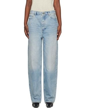 Fear Of God Straight Leg Denim Jeans - Blue
