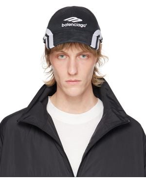 Balenciaga 3b Sports Icon キャップ - ブラック