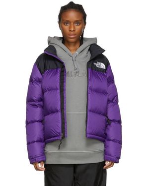 The North Face Cropped Nuptse Jacket - Purple