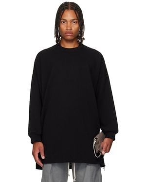 Rick Owens Concordians Tommy Ls Sweatshirt - Black