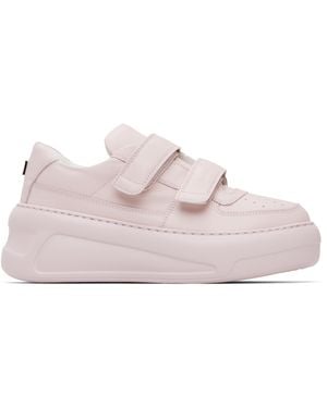 Acne Studios Velcro Strap Platform Sneakers - Black