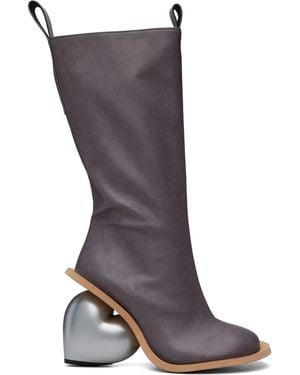 Yume Yume Ssense Exclusive Love Tall Boots - Gray