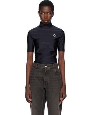 Coperni High Neck Fitted Top - Black