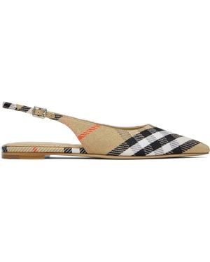 【関税&送料込】Burberry Ballerine Slingback Birdie Check Burberry Ballerine Slingback Birdie Check – BALTINI