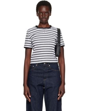 Amiri Ma Striped T-Shirt - Blue