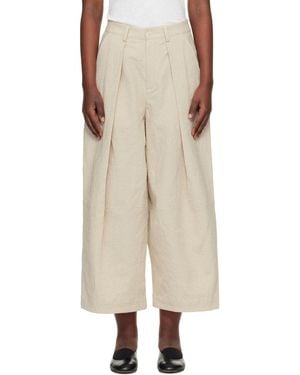 YMC Deadbeat Trousers - Natural