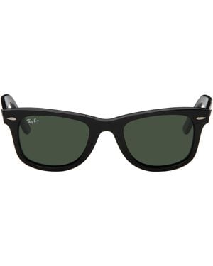 Ray-Ban ブラック Original Wayfarer Classic サングラス - グリーン