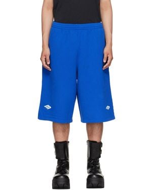 Balenciaga 3B Football Shorts - Blue