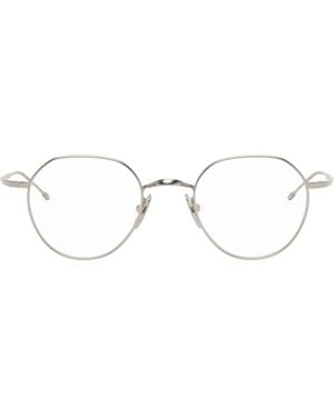 Thom Browne Titanium Round Glasses - Black