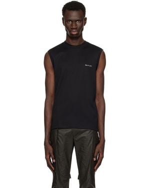 Mugler Signature Sleeveless Tank Top - Black
