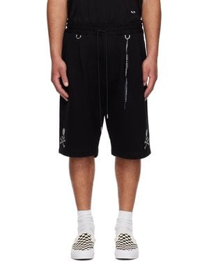 Mastermind Japan Glass Beads Shorts - Black