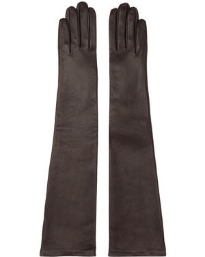 Dries Van Noten Soft Leather Gloves - Black