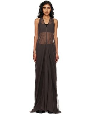 【正規店出品】RICK OWENS WOMEN CHALICE GOWN DRESS BLACK RICK OWENS WOMEN CHALICE GOWN DRESS BLACK SS25 | 30%OFF SALE