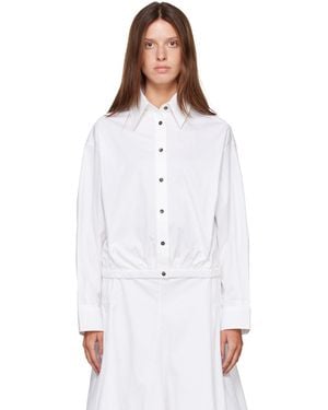 Cordera Bomber Shirt - White
