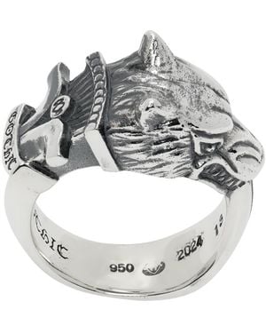 Yohji Yamamoto Wolf Dagger Ring - Metallic