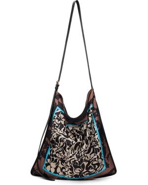 Dries Van Noten Small Scarf Tote - Black