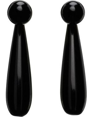 Sophie Buhai Small Angelika Earrings - Black