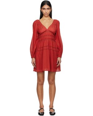 Sea Robe Courte De Style Tunique Nomi Rouge