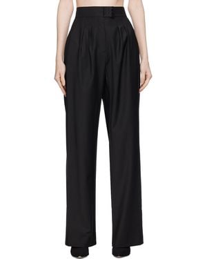 Bevza Pantalon Droit Noir