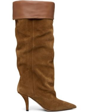 ロングブーツ PARIS TEXAS INES REVERSE MIDCALF BOOT 75 Paris Texas Ines Reverse Midcalf Boot 75mm | Shopbop