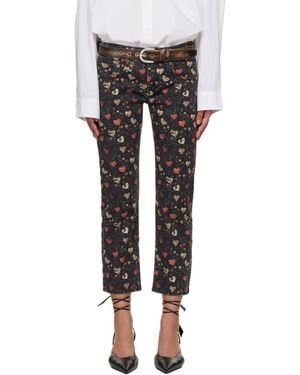 R13 Straight-Leg Boy Jeans - Black