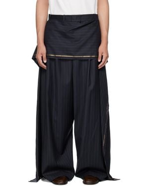 Hed Mayner Wool Suiting Pants - Black