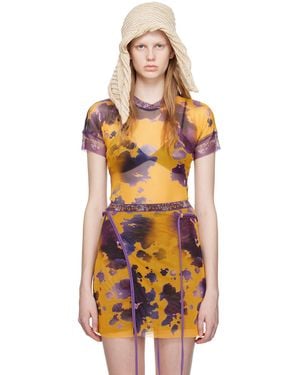 OTTOLINGER Ssense Exclusive Purple T-shirt - Orange