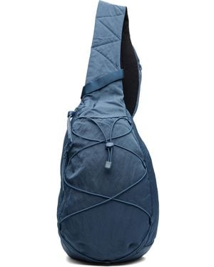 C.P. Company Nylon B Lens Crossbody Rucksack - Blue