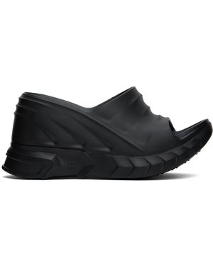 Givenchy Marshmallow Wedge Sandals - Black