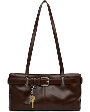 OSOI Shoulder Brocle Bag - Brown